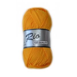 Coton à tricoter Rio de Lammy Jaune Soleil