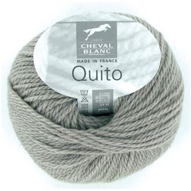 pelote de fil à tricoter Alpaga Cheval Blanc Quito Flanelle