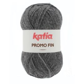 pelote de fil à tricoter Katia Promo fin Gris Foncé