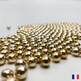 Perle Dorées Dragées 6mm