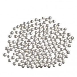 Perles Argentées Dragées 4 mm x 100 gr
