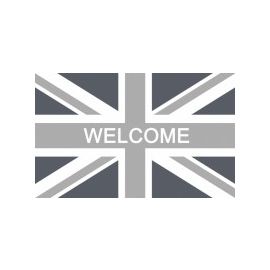 Tapis Welcome drapeau Anglais 50x80cm