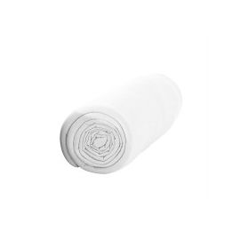 Drap housse 160x200 cm Blanc 100% coton