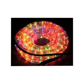 Guirlande LED en tube multicolore 12 mètres