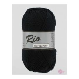 Coton à tricoter Rio de Lammy Noir