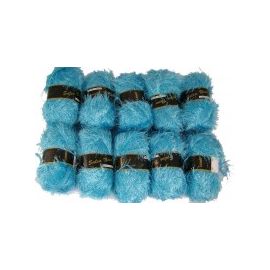 10 Pelotes de fil à tricoter Salsa Néon Bleu Néon