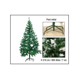 Sapin Vert Neige 210cm 600 branches