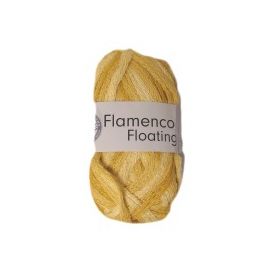 pelote de fil à tricoter flamenco floating jaune