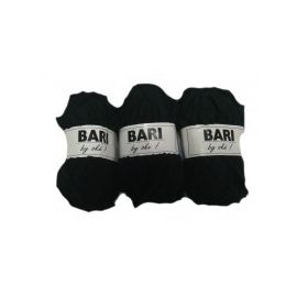 3 Pelotes de fil à tricoter Bari noir