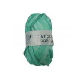 pelote de fil à tricoter flamenco floating vert