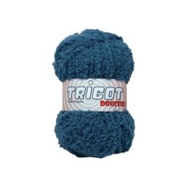pelote de fil à tricoter tricot douceur Bleu
