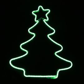 Sapin de Noel lumineux Néon 240 LED Vert