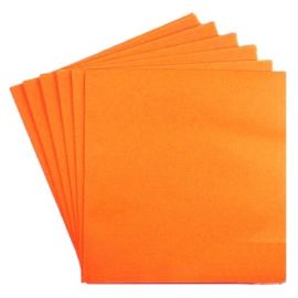 Serviette cocktail en papier Orange