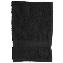 Serviette de Toilette Noire 50x90 cm 100 % coton 550gr