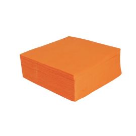 Serviette en papier Orange 38 x 38 cm x 40 pièces