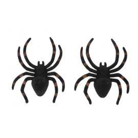set 2 araignées - noire - 9 x 13 x 2 cm