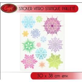 Sticker vitro statique Multicolore