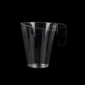 Tasse à café plastique Transparente 7 cl x 12 pièces