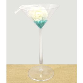 Vase Martini en plastique 46cm 