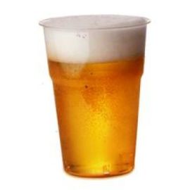 Verre à bière pas cher en plastique