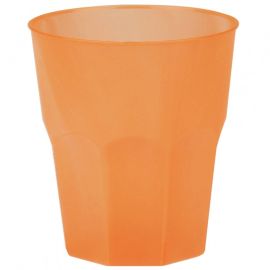 Verre cocktail plastique Orange Transparent 