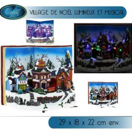 Château Musical Blanc – Boule à Neige – Ma Déco de Noël
