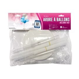 Kit arbre à ballons 1m en plastique pour décoration ballon