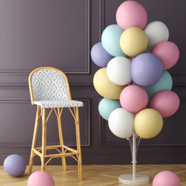 Pack anniversaire ballons colorés - 10 personnes : Décorations pour table  d'anniversaire - Sparklers Club