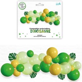Arche de ballons dinosaure , décoration fetes pas cher et livraison 24h rapide chez Badaboum