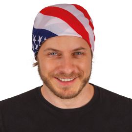 Bandana drapeau USA face - adulte