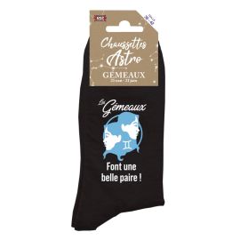 Chaussettes astro gemeaux femme 36-42 , décoration fetes pas cher et livraison 24h rapide chez Badaboum