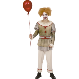 déguisement clown terrifiant homme pas cher taille unique