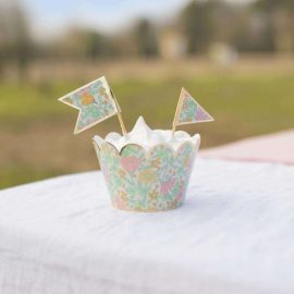 cupcake wrapper shabby ambiance