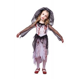 Costume poupée zombie 5/6 ans - Déguisement fille pas cher