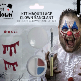 Kit complet de maquillage de sorcière chic avec faux cils pour Halloween disponible sur Badaboum.fr