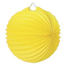 lanterne rond jaune 30cm