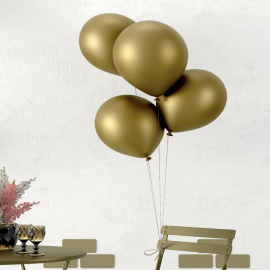 Ballon Chromé - Argent - Lot De 10 – La Boite à Dragées