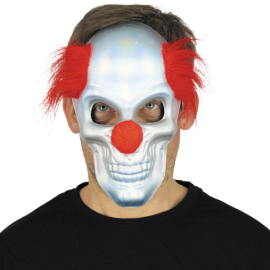Masque pas cher du clown de la mort irisé 