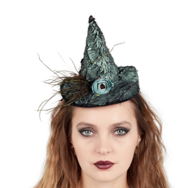 serre-tête chapeau de sorcière couleur aléatoire