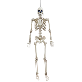 Squelette Géant 3D avec yeux LCD 152 cm