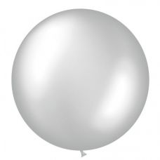 Ballon géant 90 cm Bleu ciel uni, gros ballon mariage - Badaboum