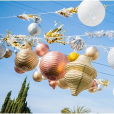 Boule Sphere en verre a suspendre, decoration mariage - Badaboum