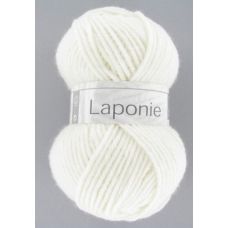 Pelote de laine Laponie Blanche, laine gros fil pas cher - Badaboum