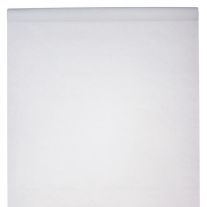 Nappe rectangulaire tissu blanc uni 300 X 170 cm - Falaise réception