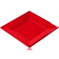 Assiette creuse Copolyester Transparente rouge - Plastorex | Achetez sur  Everykid.com