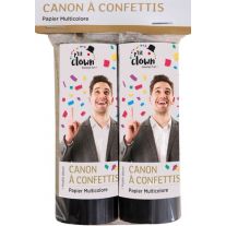Bouteille Canon a Confettis Papier 16 cm Multicolore - accessoire de fêtes  pas cher - Badaboum