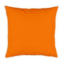 Galette de chaise orange corail en coton 40x40 FLORA - Rideaux Pas Cher
