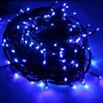 Guirlande lumineuse à glaçons de Noël 200 pcs Bleu Acrylique - Sapin de Noël