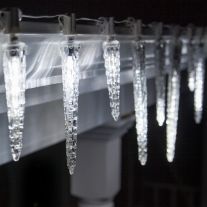 Guirlande lumineuse stalactite Blanc Chaud 3m - Badaboum