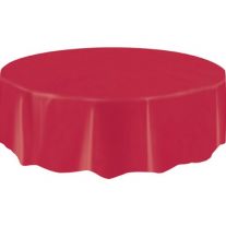 Chemin de table en coton tissu Rouge 50x150cm, linge de maison - Badaboum